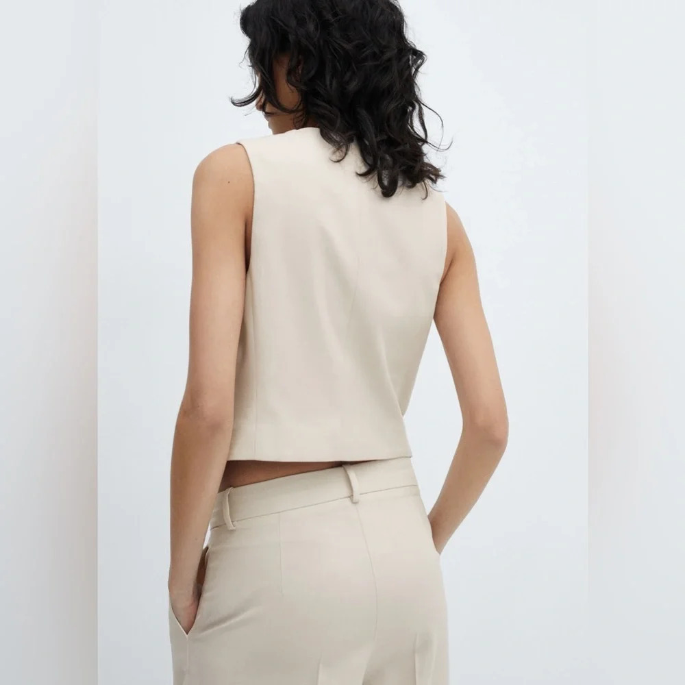 Mango Alicante Waistcoat NWT - Picture 4 of 10